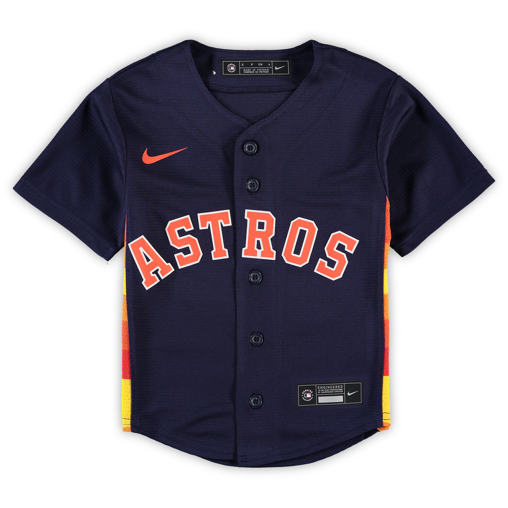 Houston Astros Preschool Alternate Replica Team Jersey - Navy