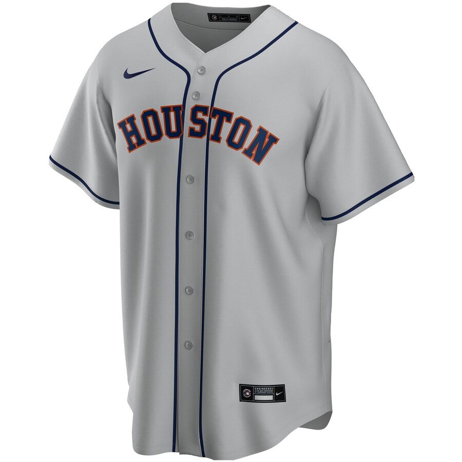 Alternative view of Houston Astros Road 2020 Replica Team Jersey ÃƒÂ¢Ã¢â€šÂ¬Ã¢â‚¬Å“ Gray