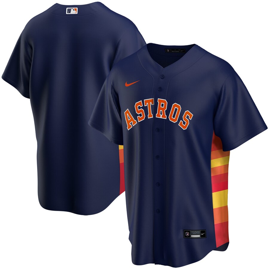 Houston Astros Youth Alternate 2020 Replica Team Jersey - Navy