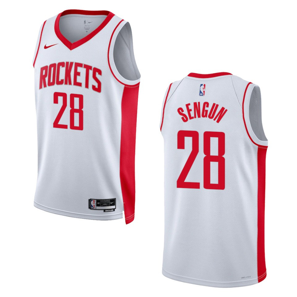 Houston Rockets Alperen Sengun 2022-23 Association Edition White Swingman Jersey