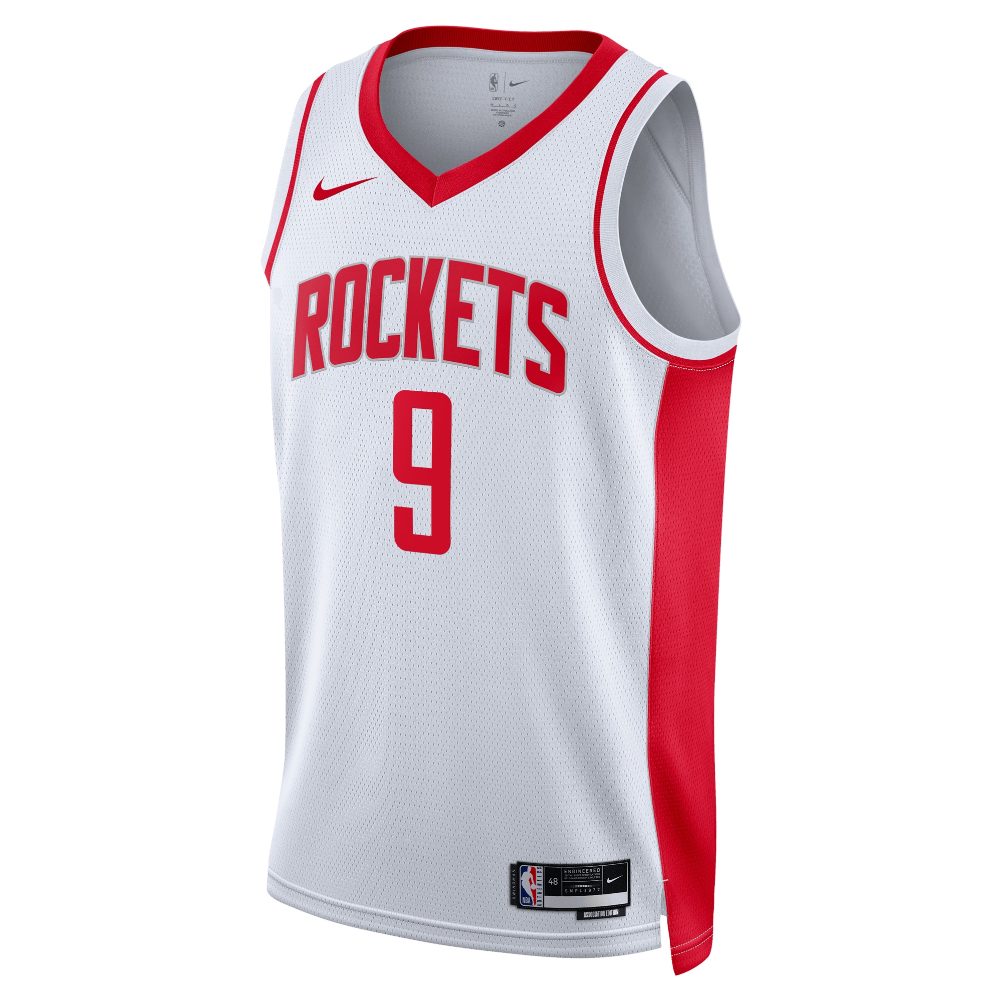 Alternative view of Houston Rockets Association Edition Swingman Jersey - White - Dillon Brooks - Unisex - JS448 