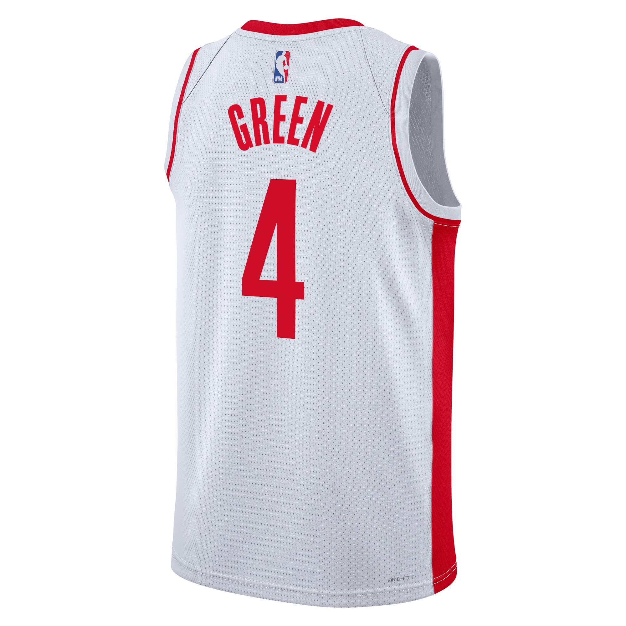 Alternative view of Houston Rockets Association Edition Swingman Jersey - White - Jalen Green - Unisex - JS123 