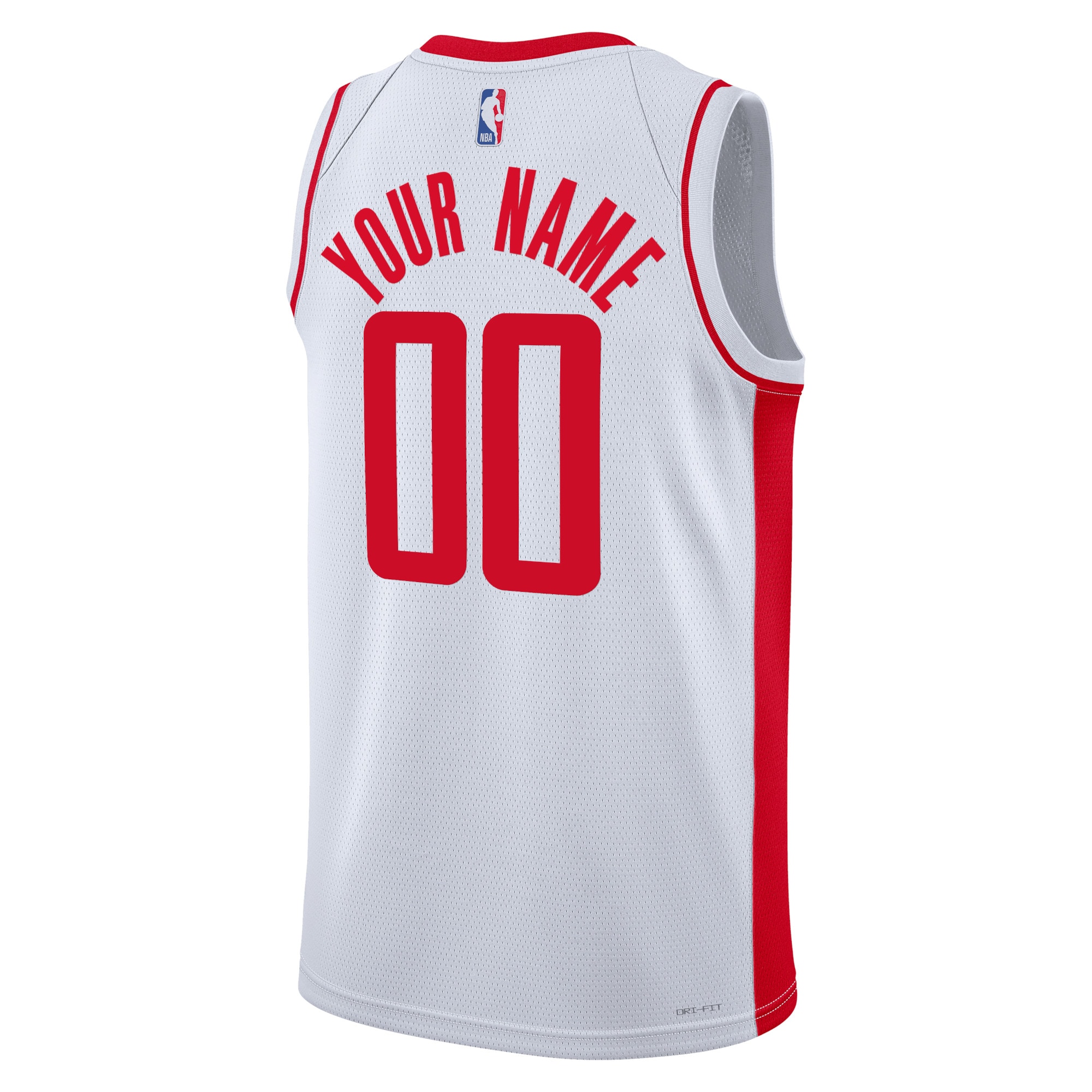 Alternative view of Houston Rockets Association Swingman Jersey - Custom - Unisex - JS263 