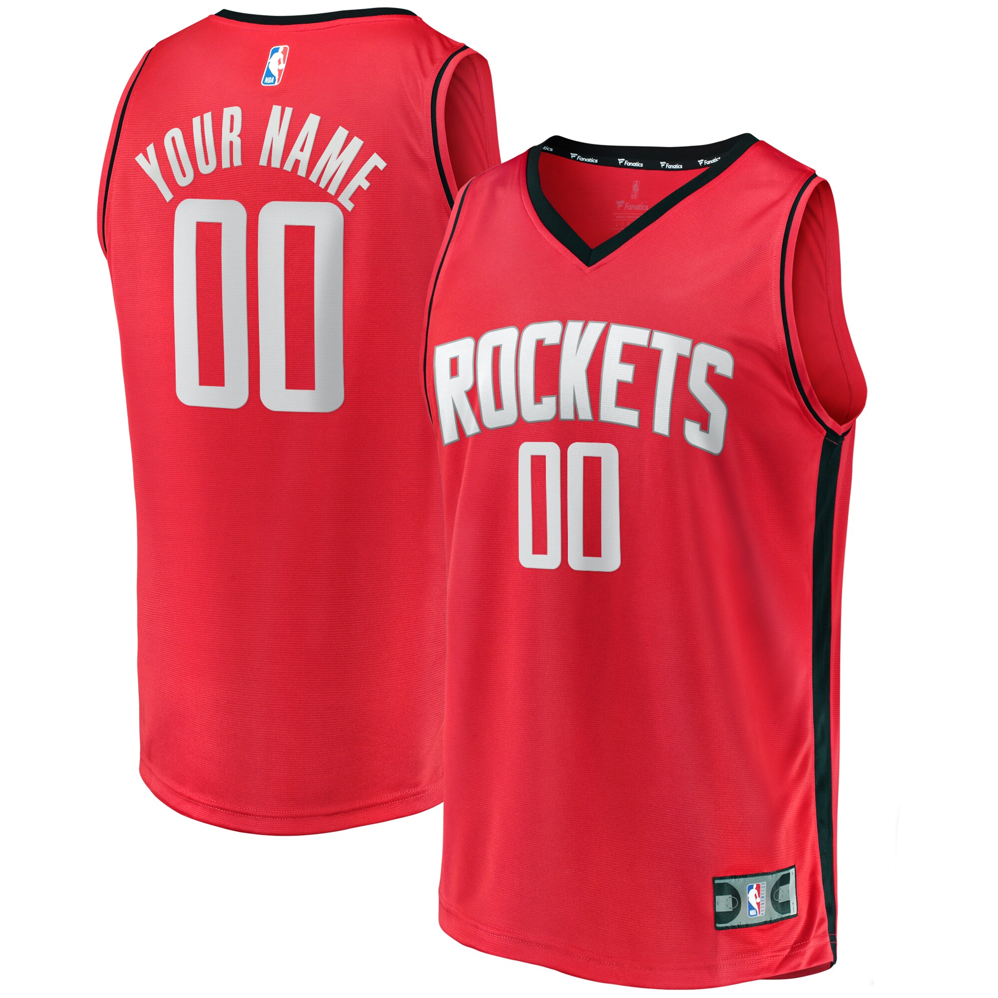 Houston Rockets Fanatics Fast Break Custom Replica Jersey - Icon EditionÃƒâ€šÃ‚Â ÃƒÂ¢Ã¢â€šÂ¬Ã¢â‚¬Å“ Red