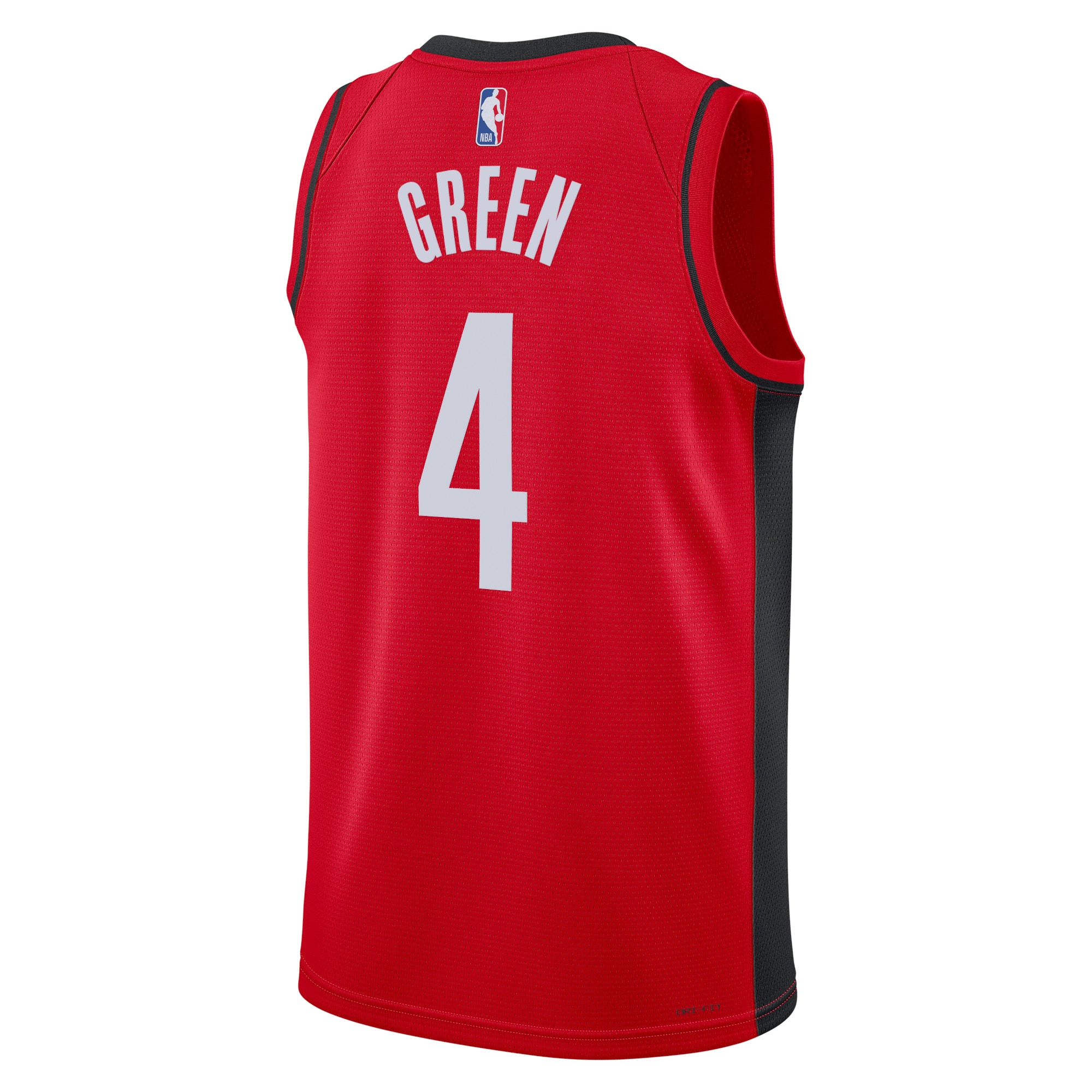 Alternative view of Houston Rockets Icon Edition Swingman Jersey - Red - Jalen Green - Unisex - JS694 