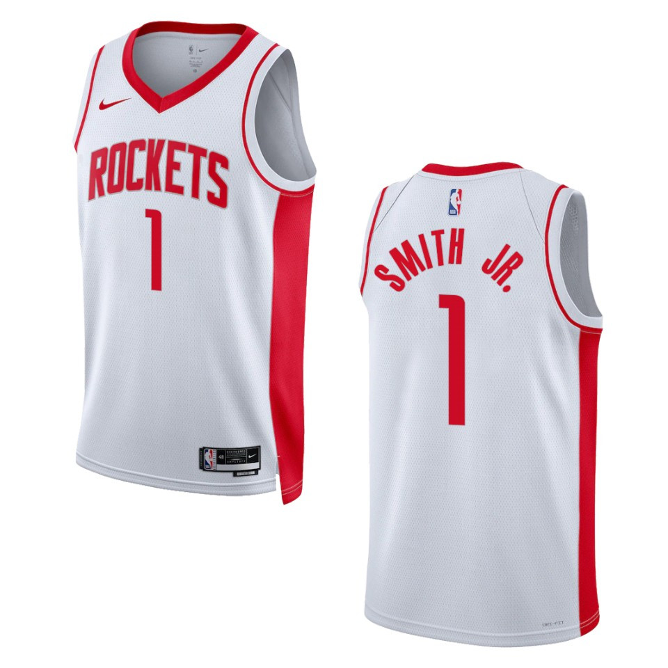 Houston Rockets Jabari Smith Jr. 2022-23 Association Edition White Swingman Jersey