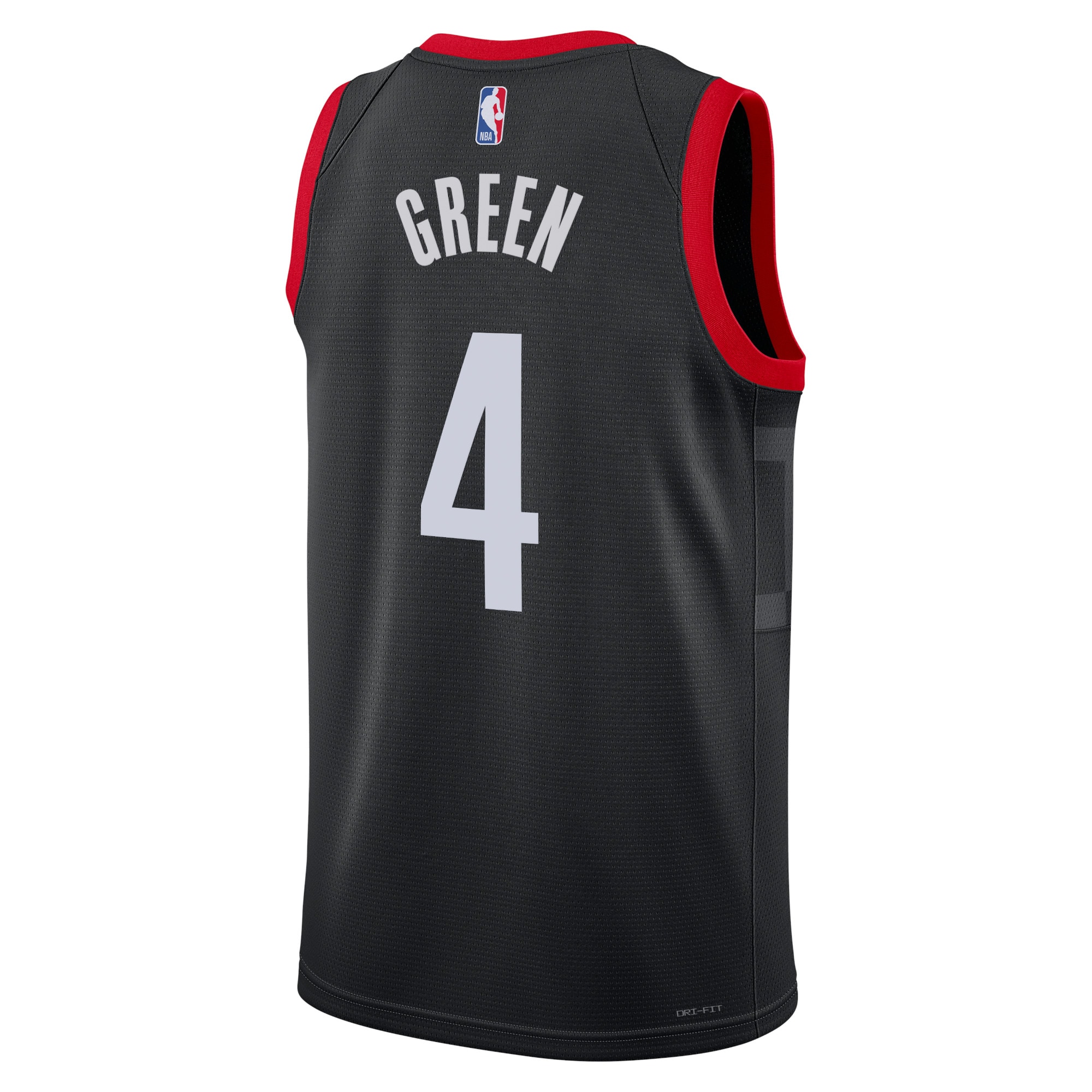Alternative view of Houston Rockets Jordan Statement Edition Swingman Jersey - Black - Jalen Green - Unisex - JS380 