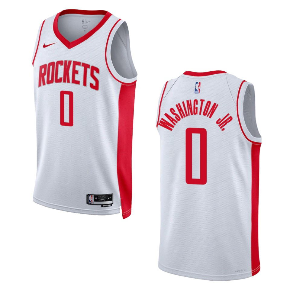 Houston Rockets Tyty Washington Jr. 2022-23 Association Edition White Swingman Jersey