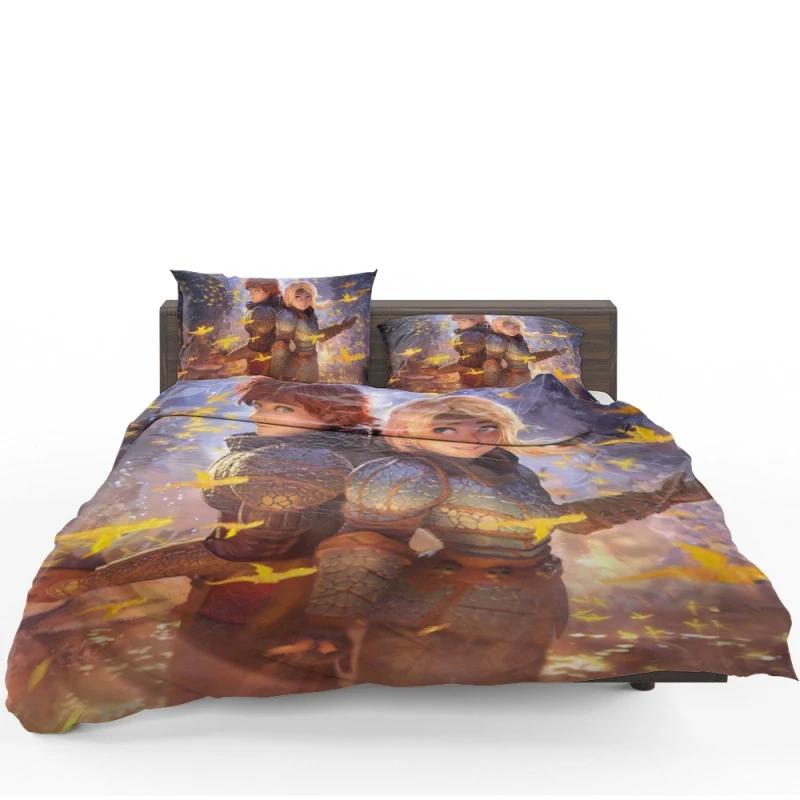 How To Train Your Dragon The Hidden World Movie Bedding Set - Custom Bedding Set