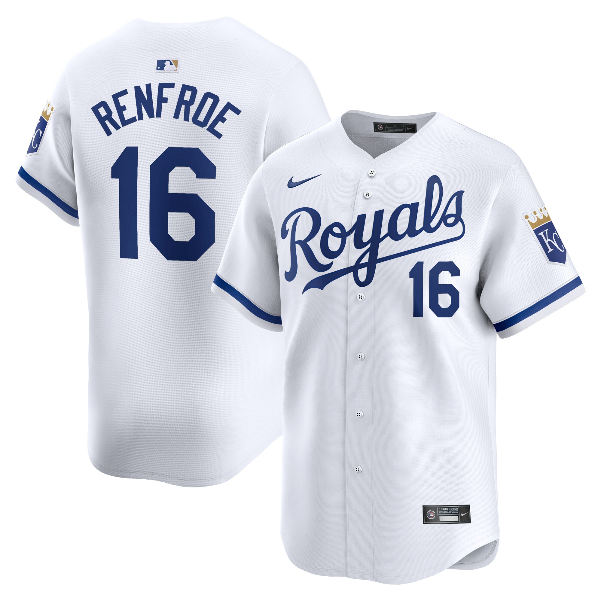 Hunter Renfroe Kansas City Royals Home Limited Player JerseyÃƒâ€šÃ‚Â ÃƒÂ¢Ã¢â€šÂ¬Ã¢â‚¬Å“ White