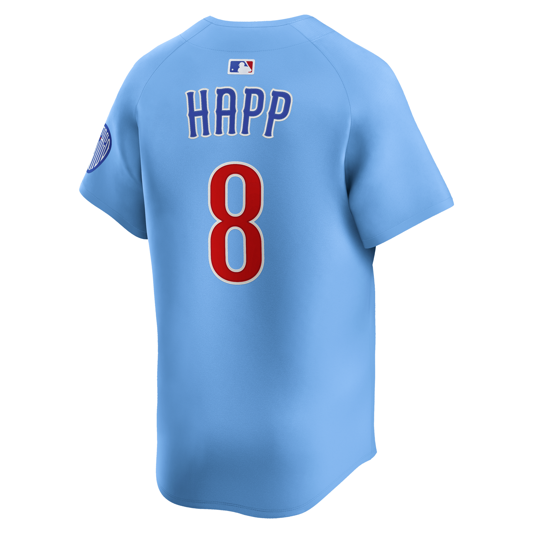 Alternative view of Ian Happ 8 Chicago Cubs Limited Alternate 2 Men Jersey - Baby Blue