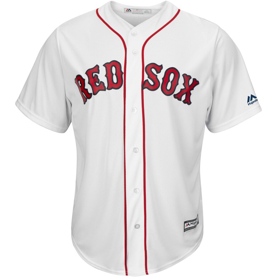 Alternative view of Ian Kinsler Boston Red Sox Majestic Home Official Cool Base Player Jersey – White