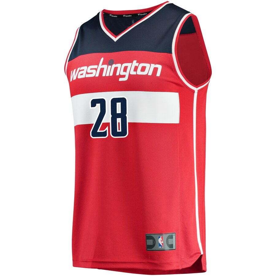 Alternative view of Ian Mahinmi Washington Wizards Fanatics Branded Fast Break Replica Team Color Player Jersey Red - Icon Edition