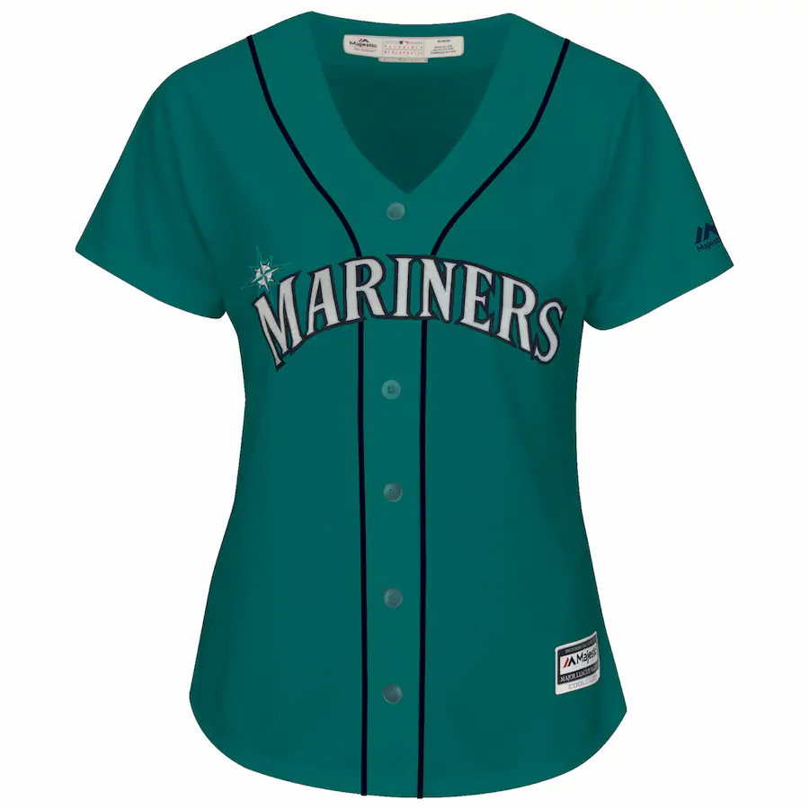 Alternative view of Ichiro Suzuki Seattle Mariners Majestic Women's Cool Base Player Jersey - Aqua