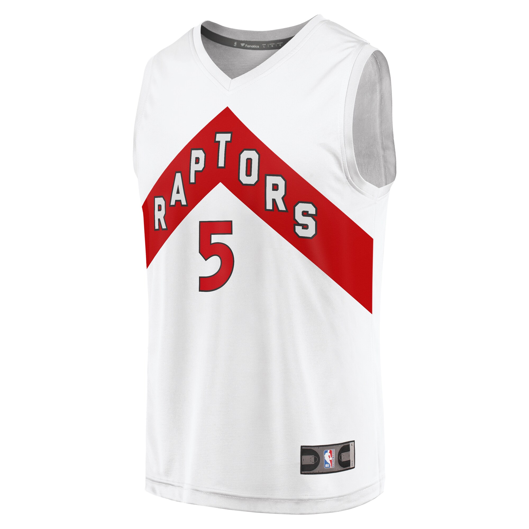 Alternative view of Immanuel Quickley Toronto Raptors Fanatics Youth Fast Break Player Jersey - Association Edition - White