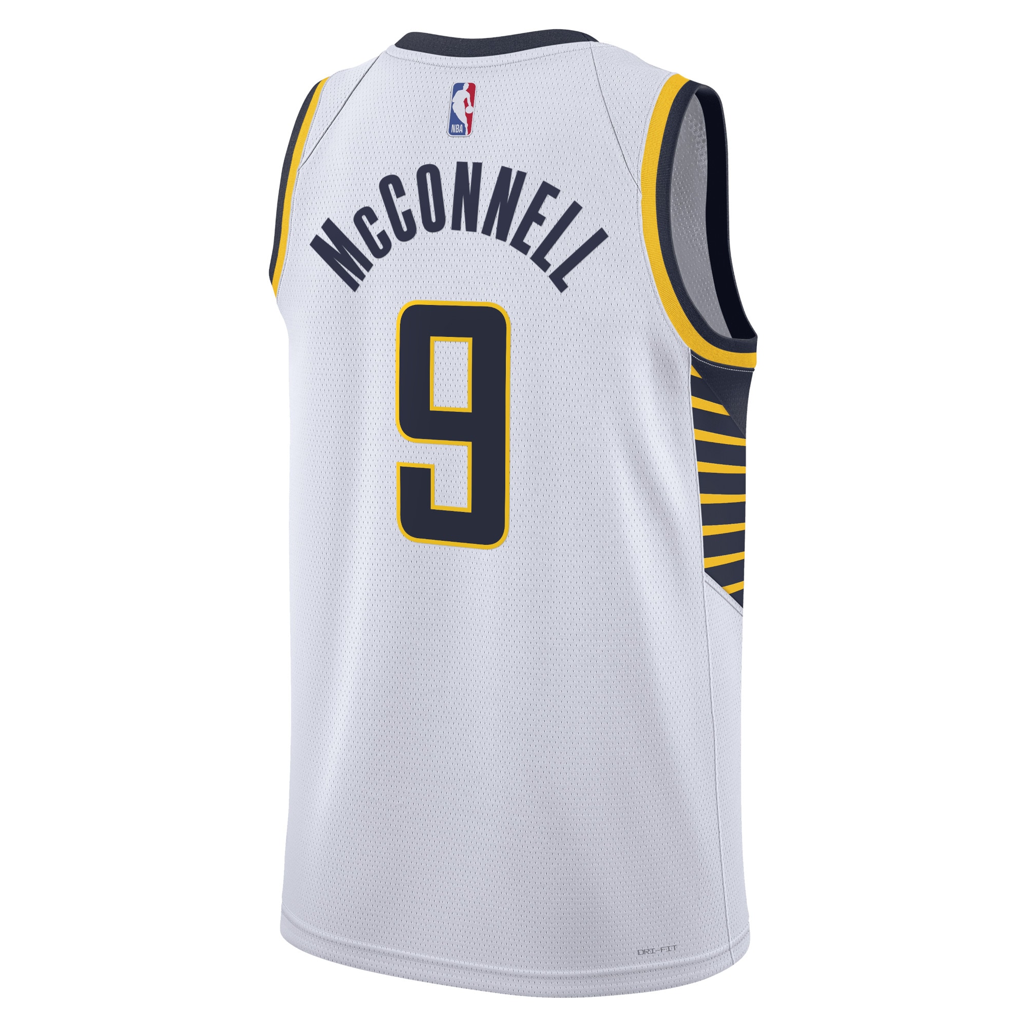 Alternative view of Indiana Pacers Association Edition Swingman Jersey - White - T.J. McConnell - Unisex - JS344 