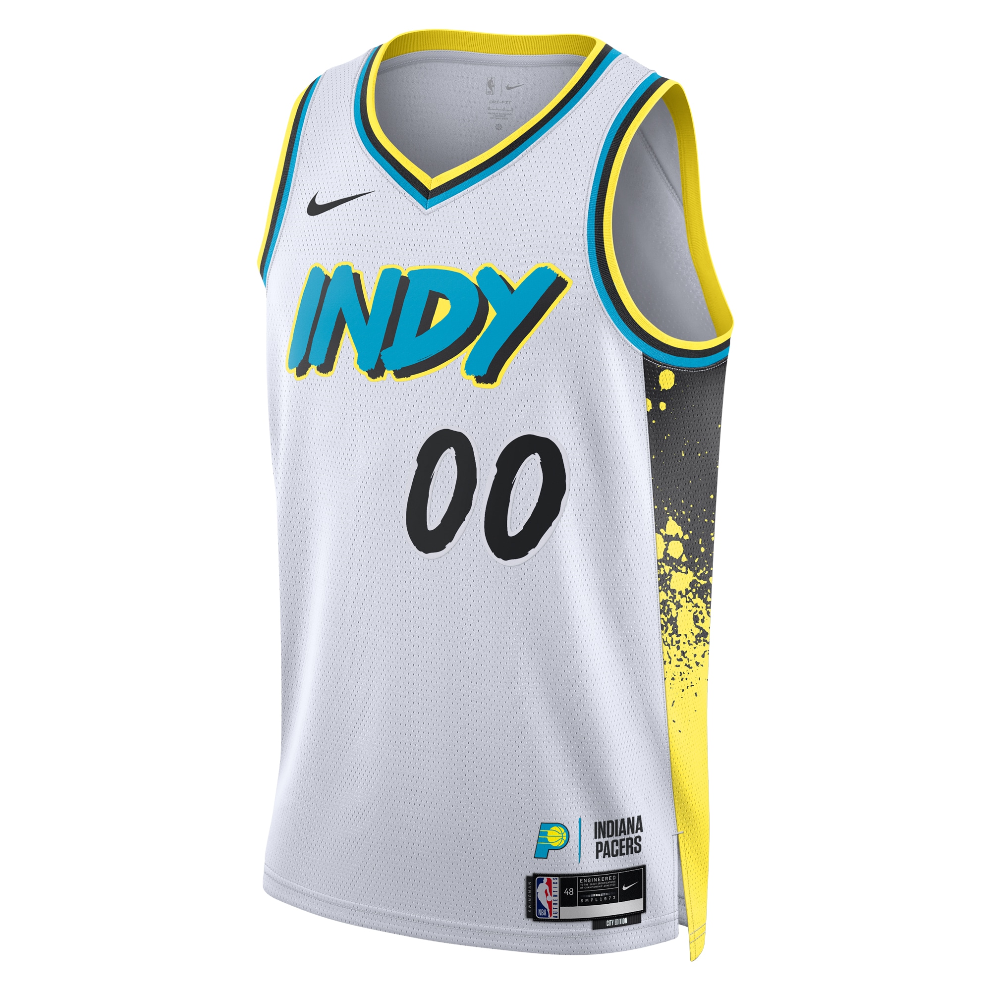 Alternative view of Indiana Pacers City Edition Swingman Jersey 2024 - Custom - Unisex - JS385 