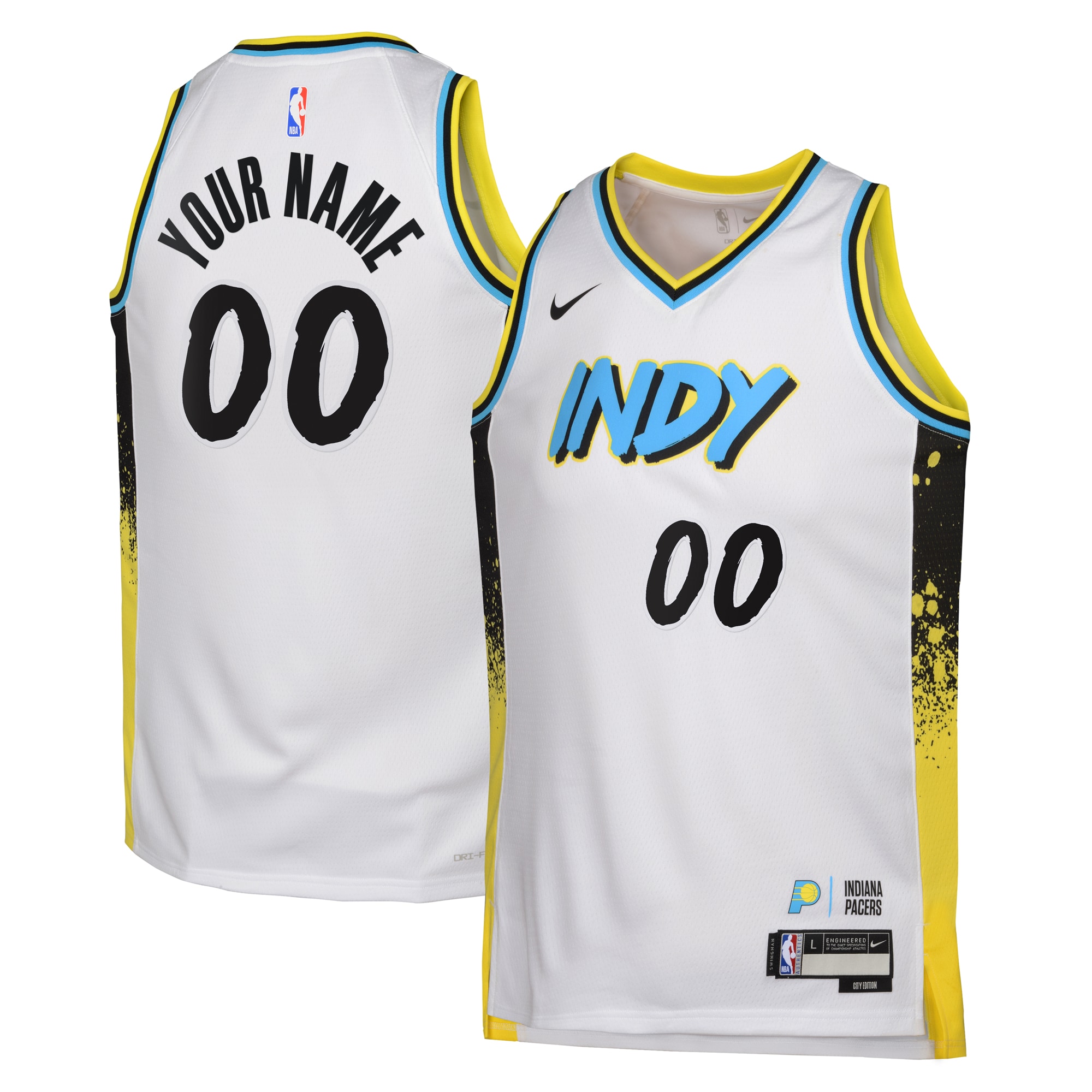 Indiana Pacers City Edition Swingman Jersey 2024 - Custom - Youth - JS498 