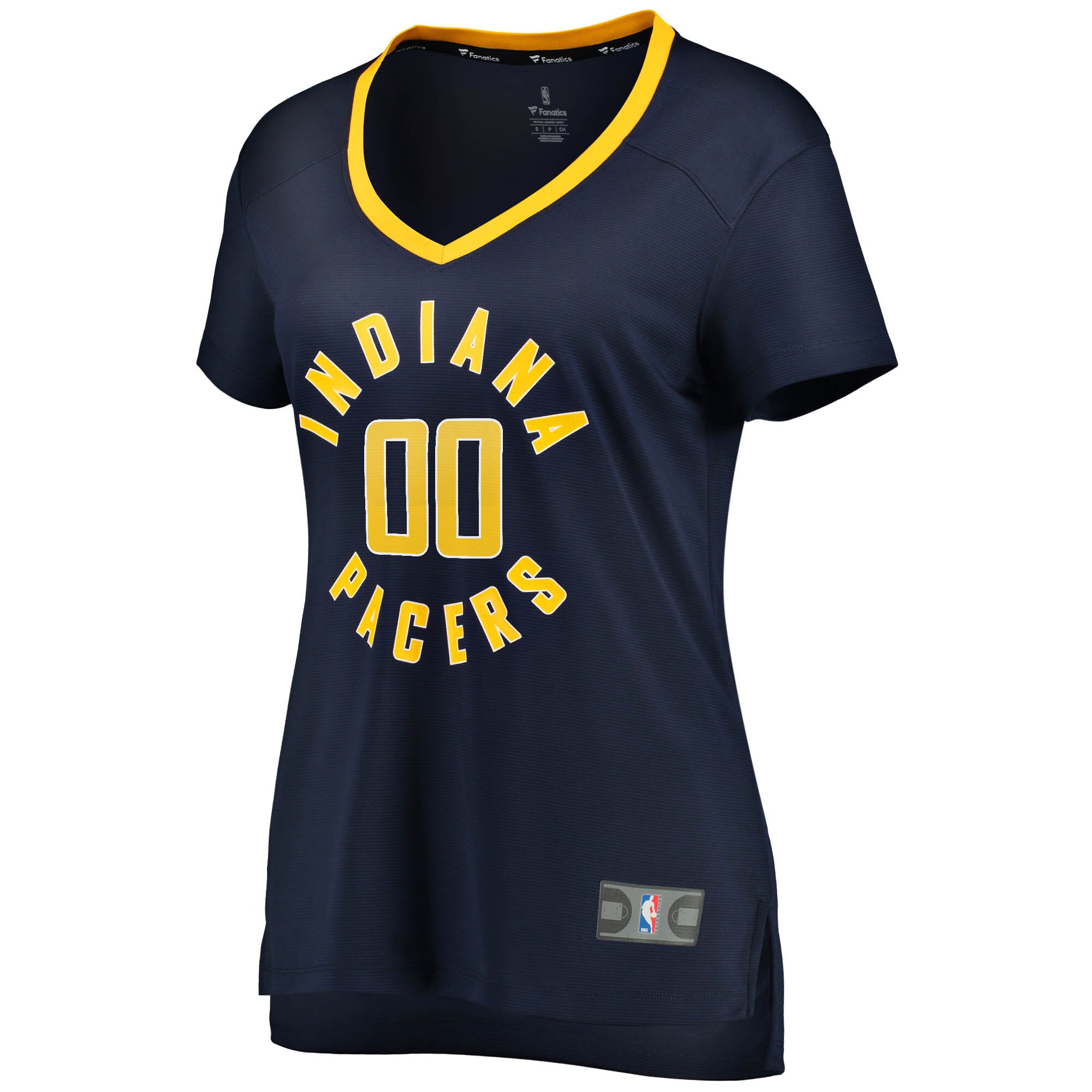 Alternative view of Indiana Pacers Fanatics Women's Fast Break Custom Jersey Navy - Icon Edition