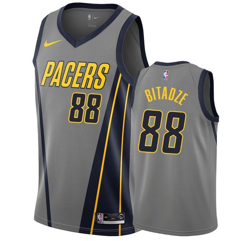 Indiana Pacers Goga Bitadze 88 City Men's Jersey - JS454 