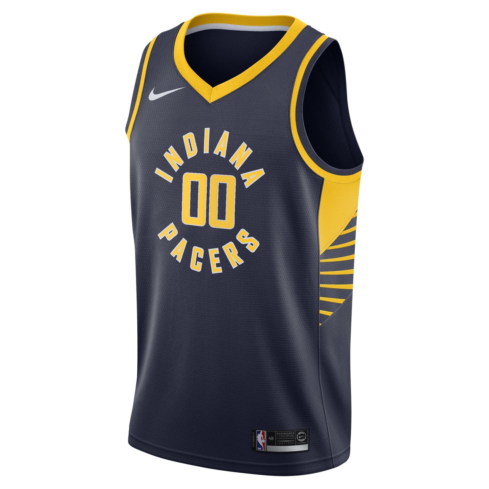 Indiana Pacers Icon Edition Swingman Jersey - Navy - Custom - Youth - JS686 