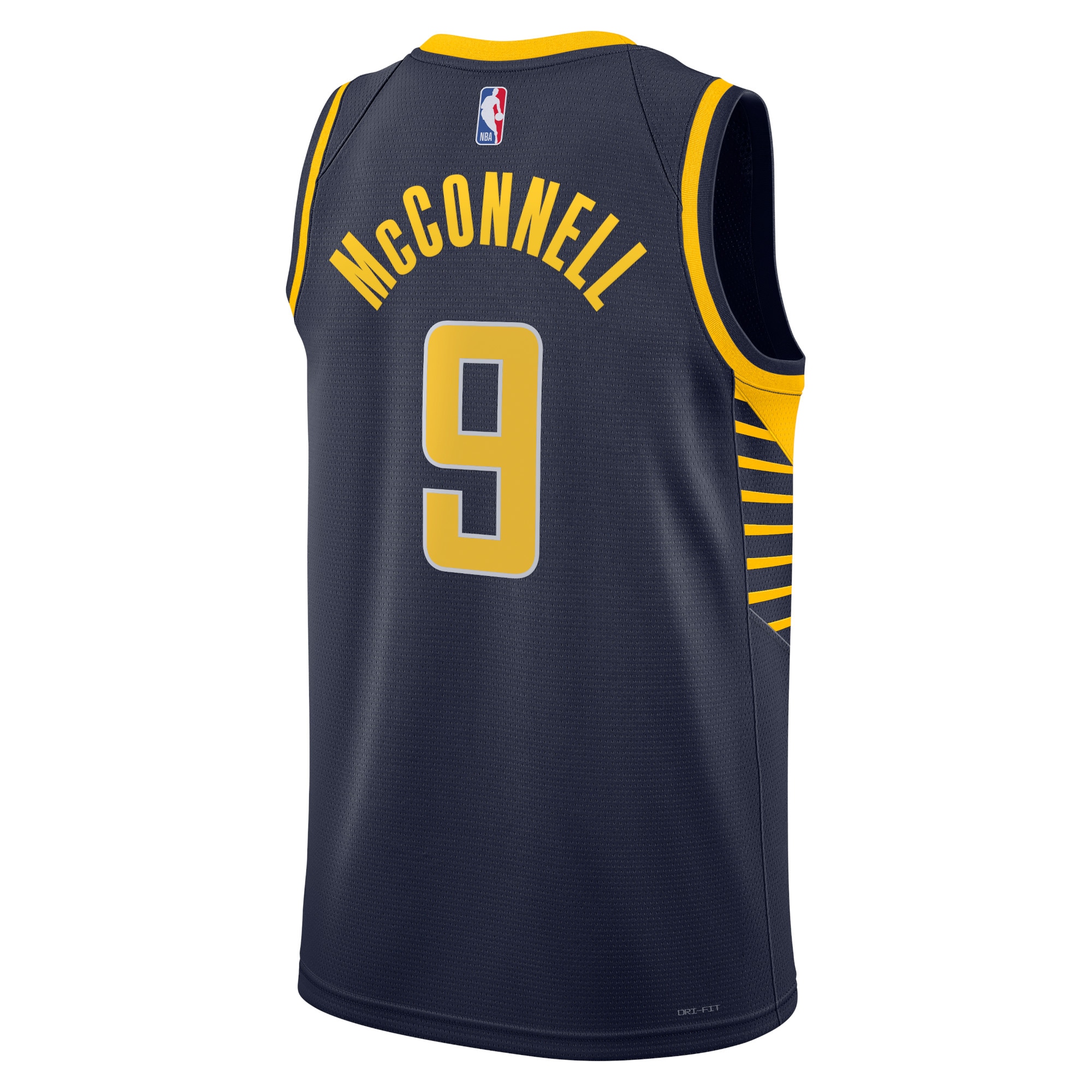 Alternative view of Indiana Pacers Icon Edition Swingman Jersey - Navy - T.J. McConnell - Unisex - JS502 