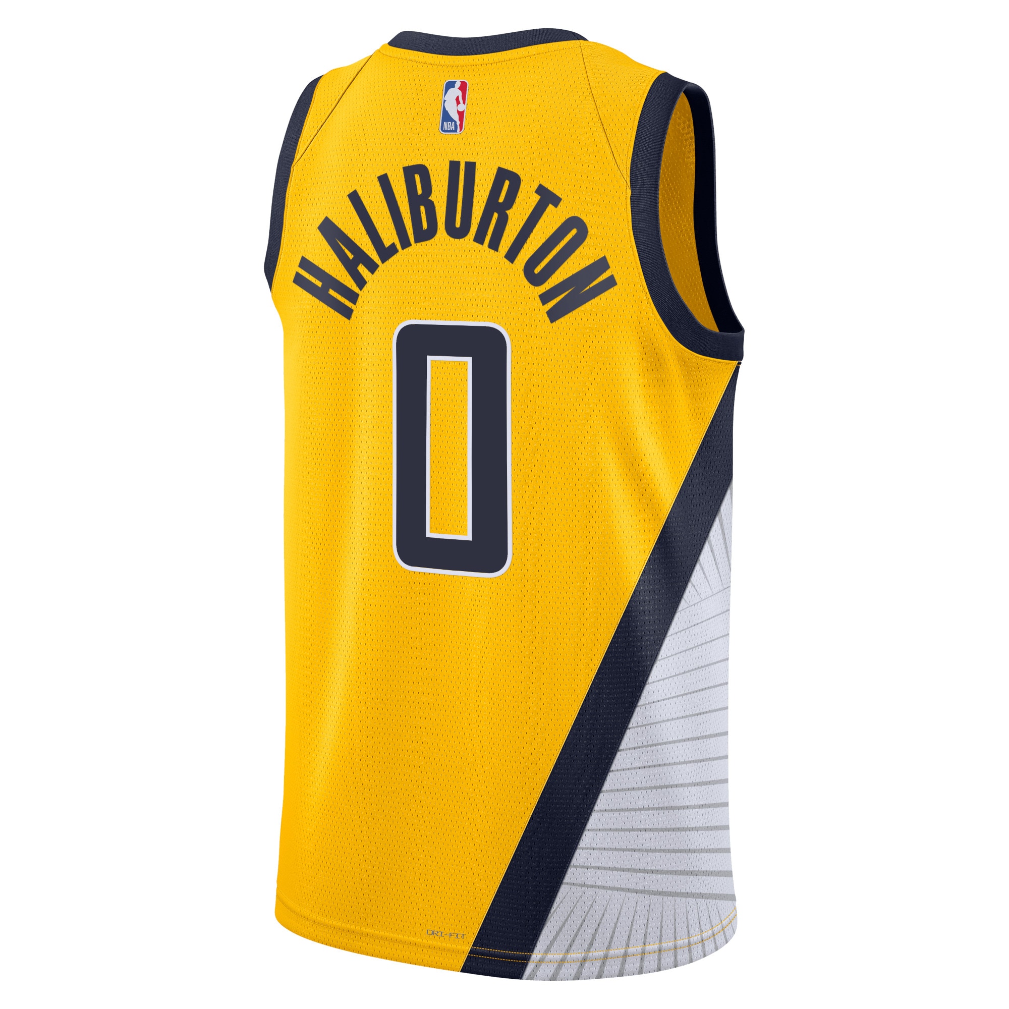Alternative view of Indiana Pacers Jordan Statement Edition Swingman Jersey - Navy - Tyrese Haliburton - Unisex - JS718 