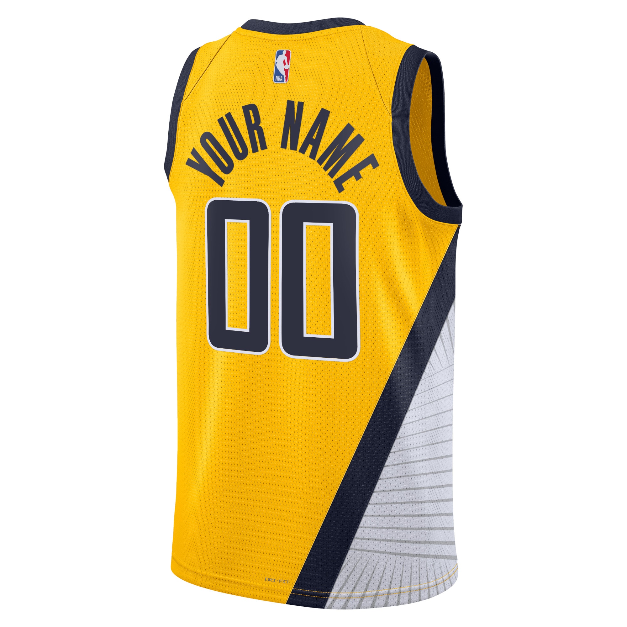 Alternative view of Indiana Pacers Jordan Statement Swingman Jersey - Custom - Unisex - JS224 