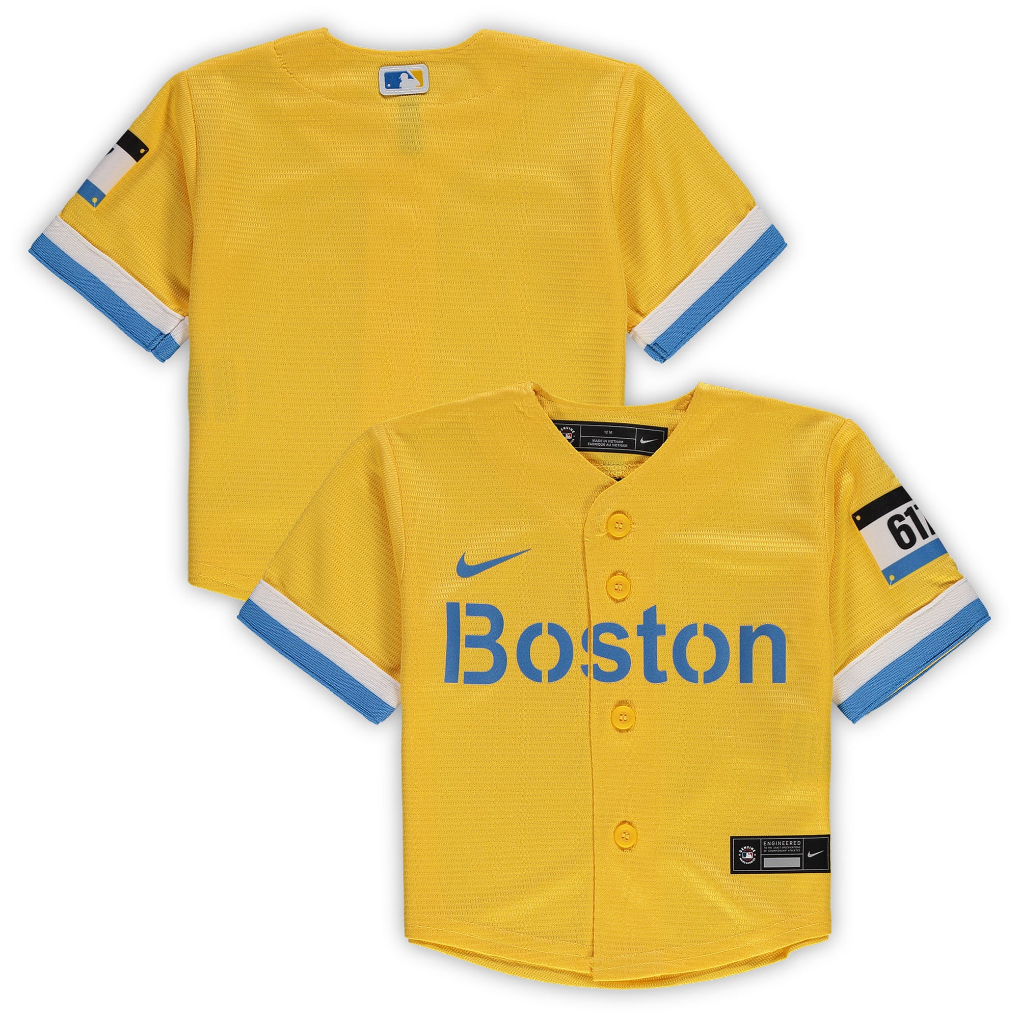 Infant Boston Red Sox Gold MLB City Connect Jersey