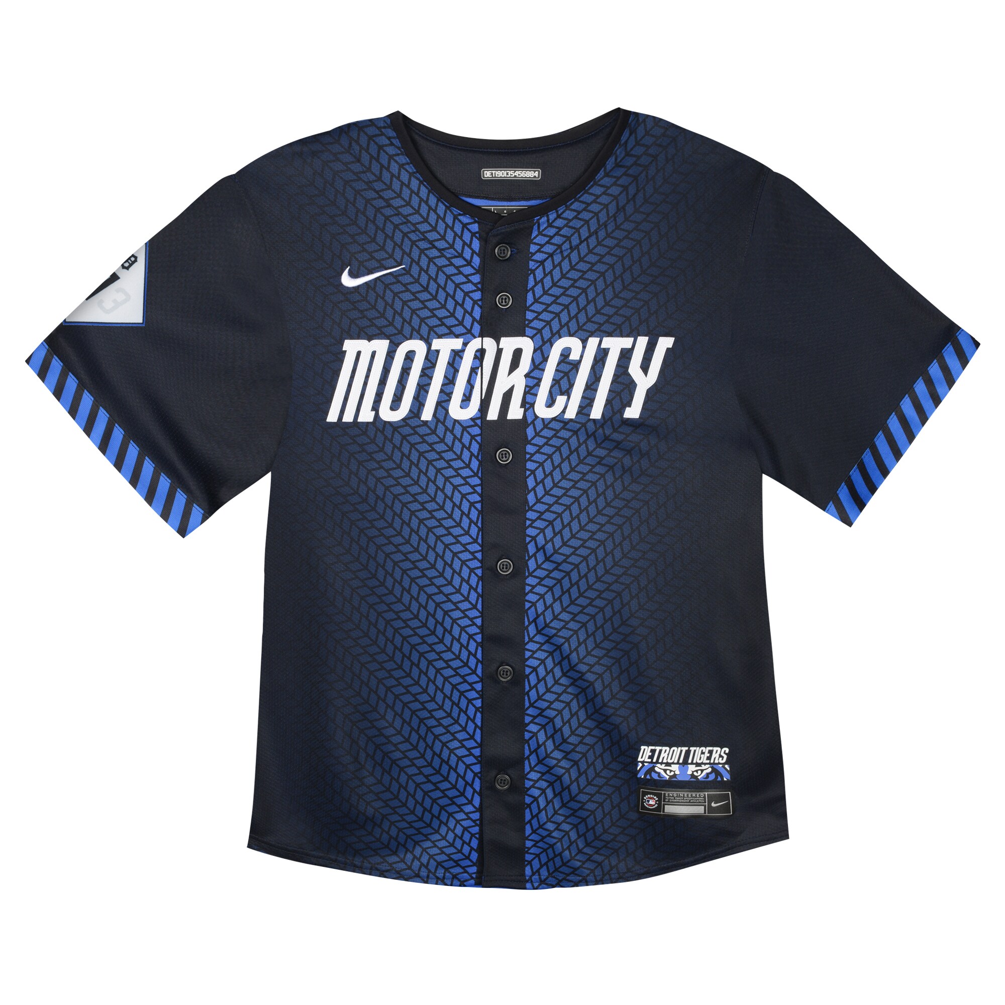 Alternative view of Infant Detroit Tigers Navy 2024 City Connect Limited Jersey