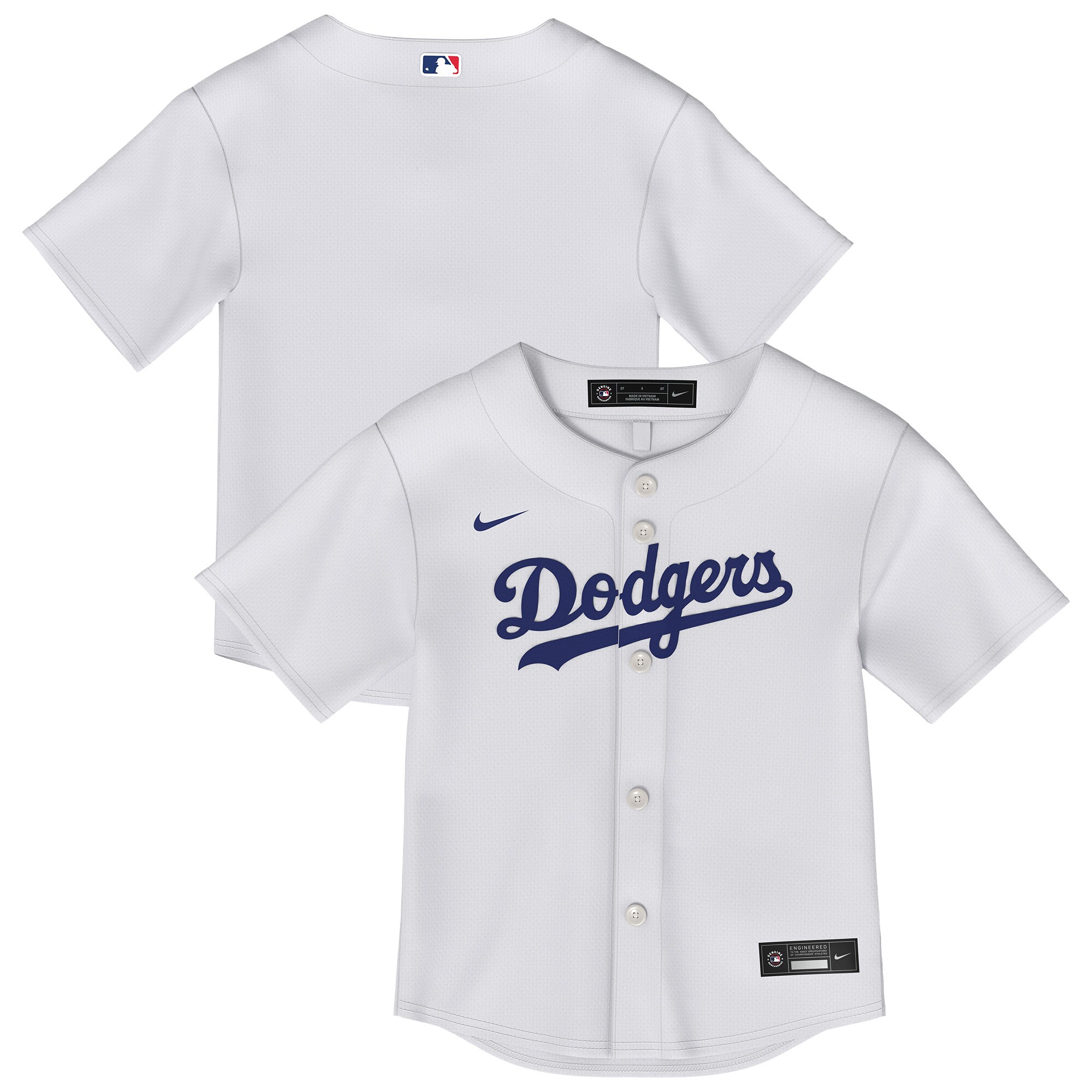 Infant Los Angeles Dodgers White Home Jersey 
