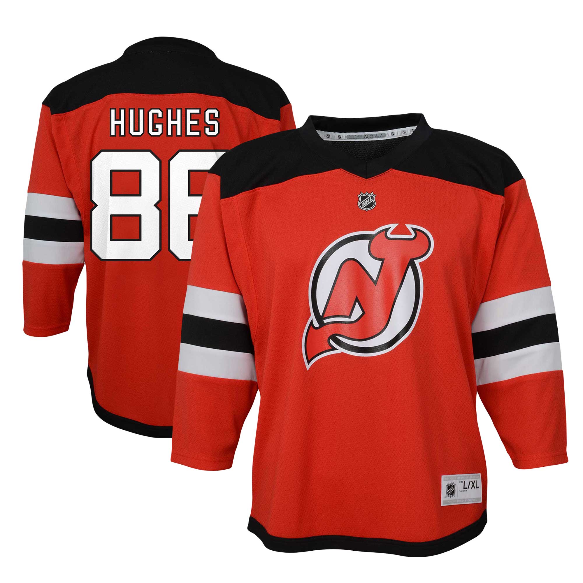 Infant New Jersey Devils Jack Hughes Red Home Player Jersey - JS845 