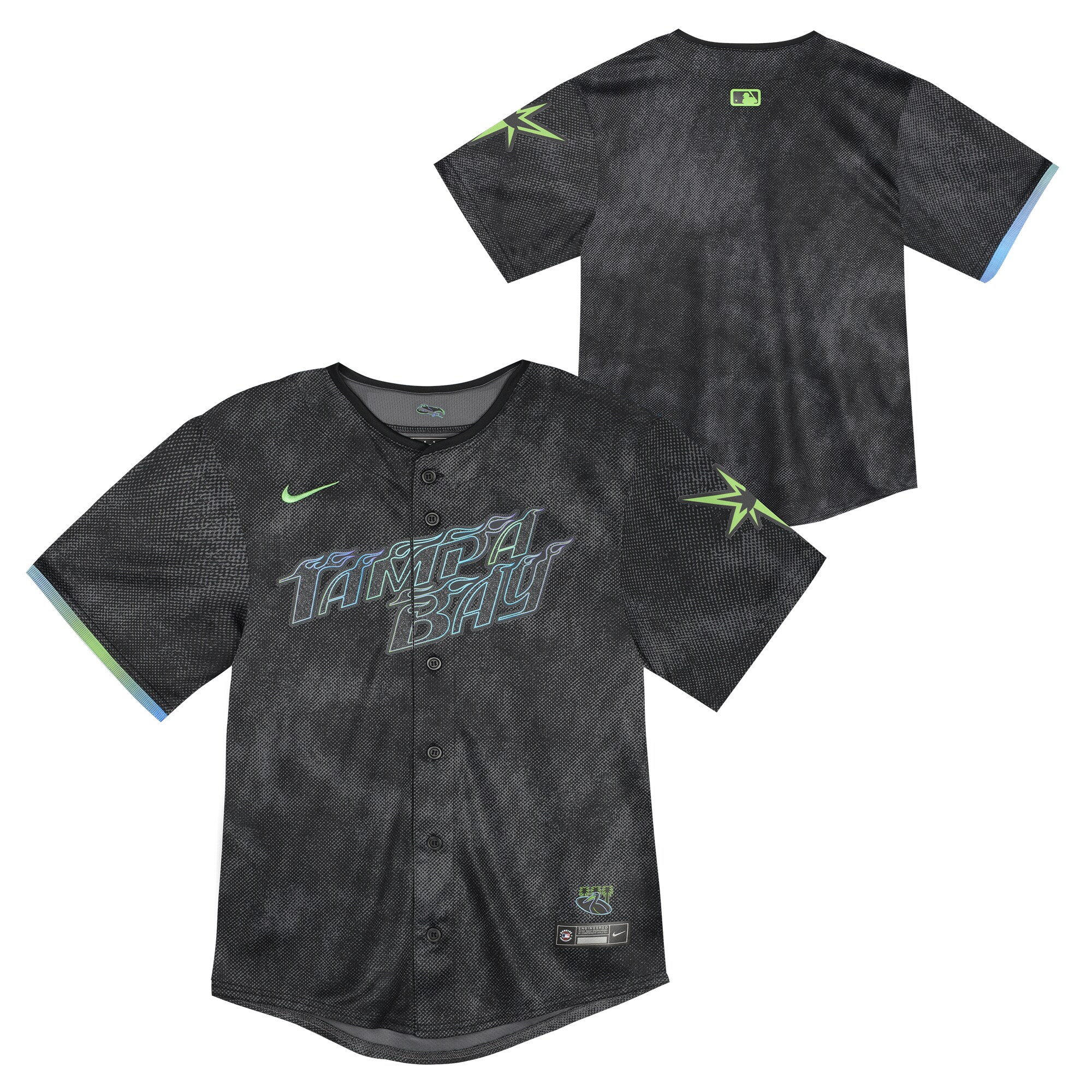 Infant Tampa Bay Rays Black 2024 City Connect Limited Jersey - JS698 