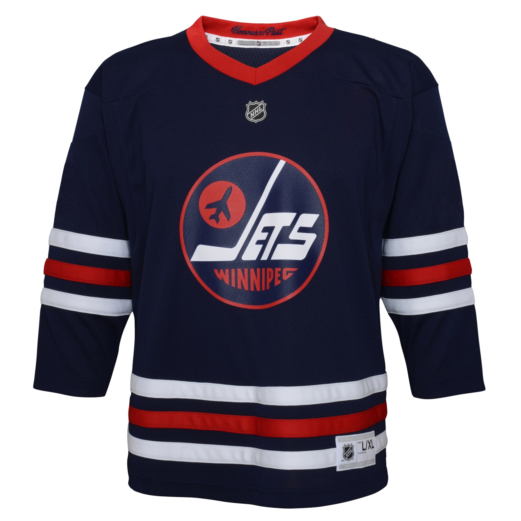 Alternative view of Infant Winnipeg Jets Navy 2021/22 Alternate Jersey - JS580 