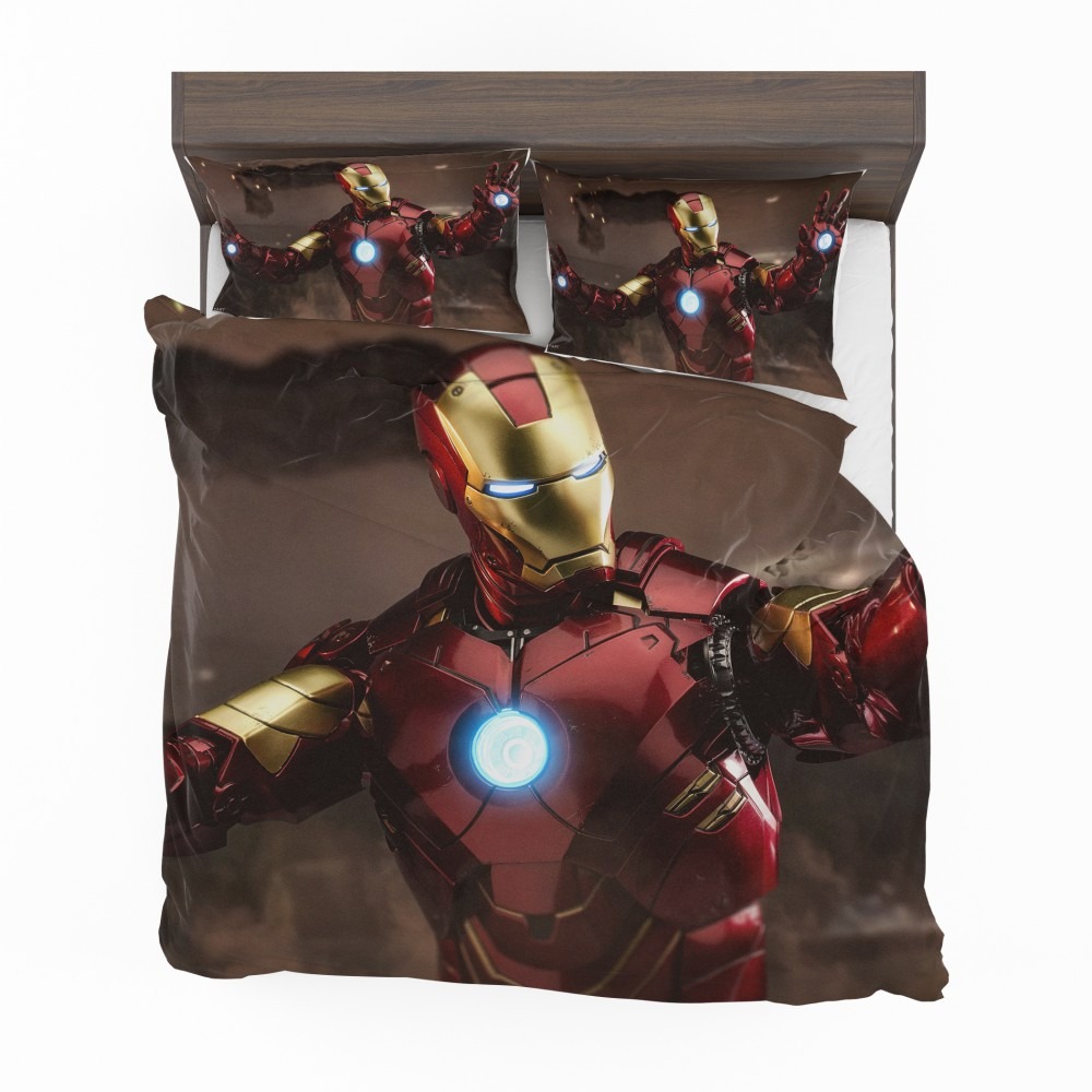 Alternative view of Iron Man 2 Movie Figurine Bedding Set - Custom Bedding Set