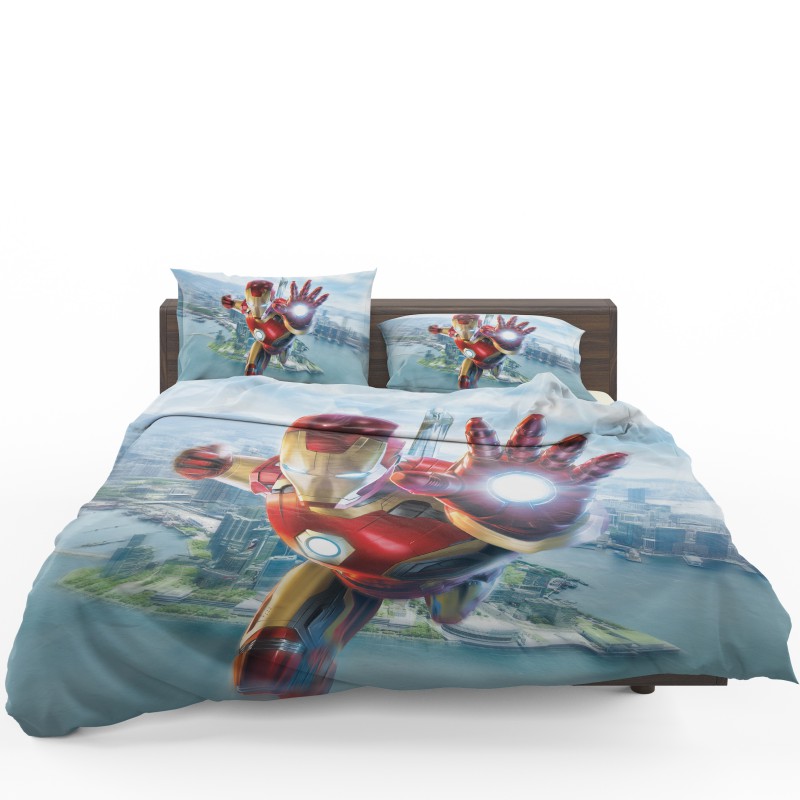 Iron Man Experience Hong Kong Disneyland Bedding Set - Custom Bedding Set