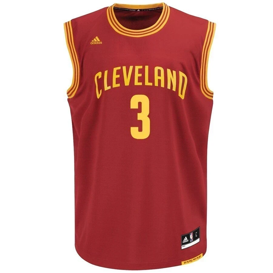 Alternative view of Isaiah Thomas Cleveland Cavaliers Road Jersey - Burgundy - JS839