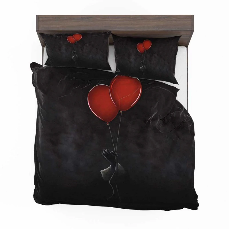Alternative view of It Chapter 2 Two Pennywise Horror Movie Bedding Set - Custom Bedding Set