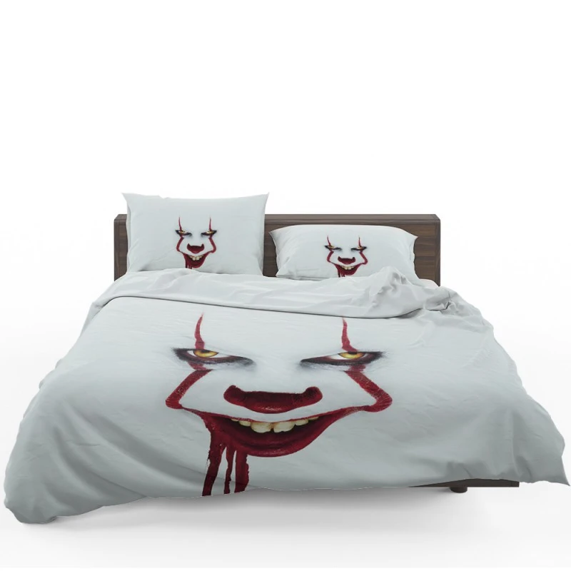It Chapter Two Film Pennywise White Bedding Set - Custom Bedding Set