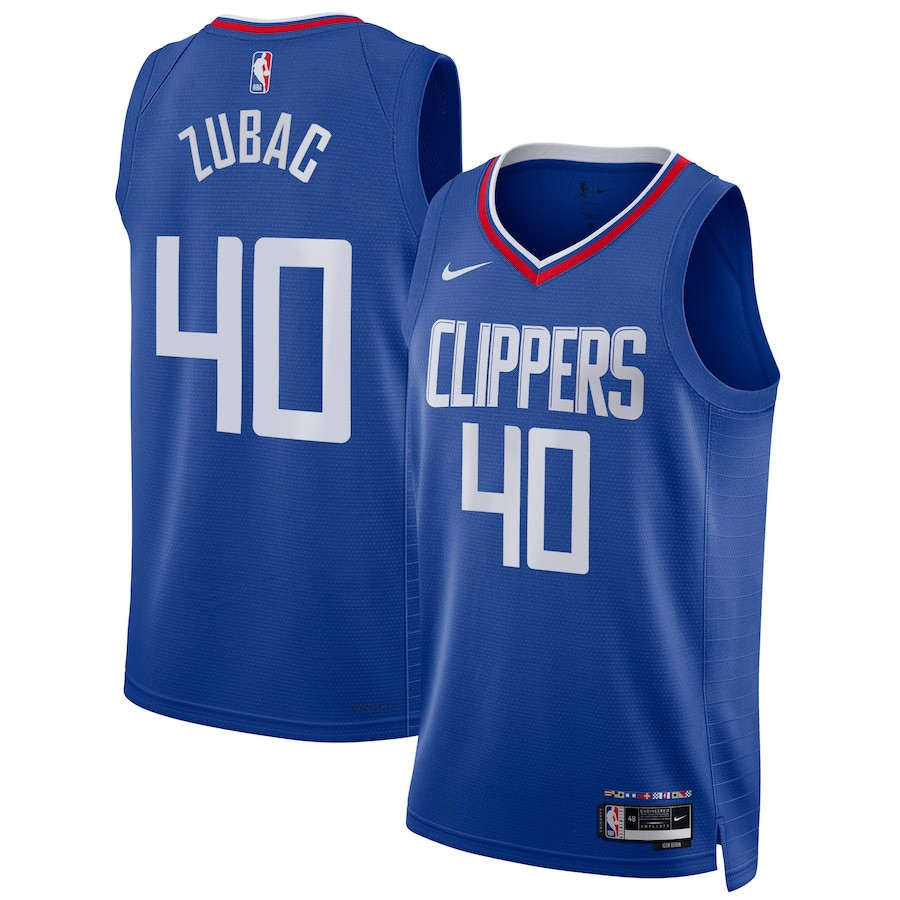 Ivica Zubac 40 Los Angeles Clippers Unisex Swingman Jersey - Icon Edition - Blue - JS681 