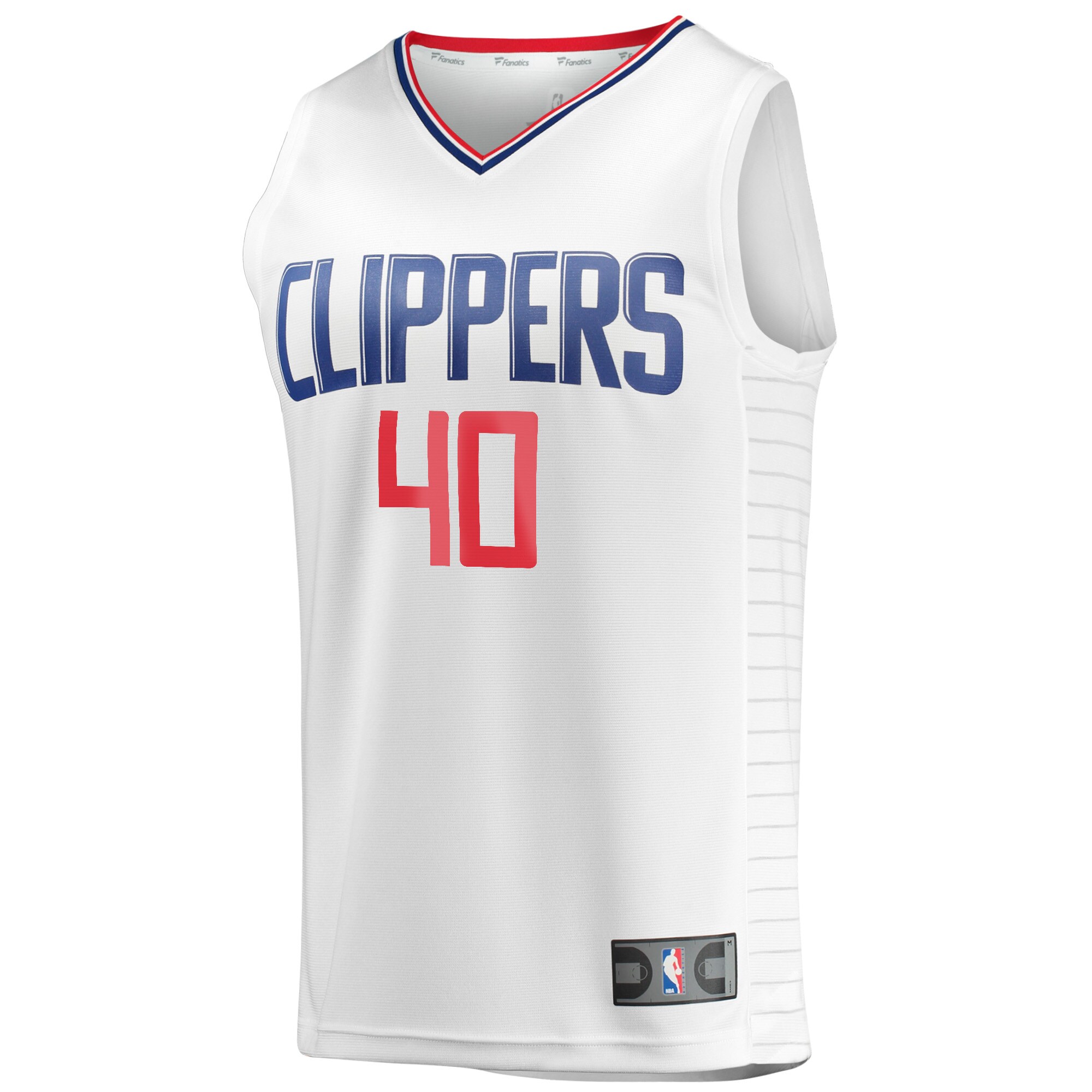 Alternative view of Ivica Zubac La Clippers Fanatics Fast Break Player Jersey - Association Edition - White