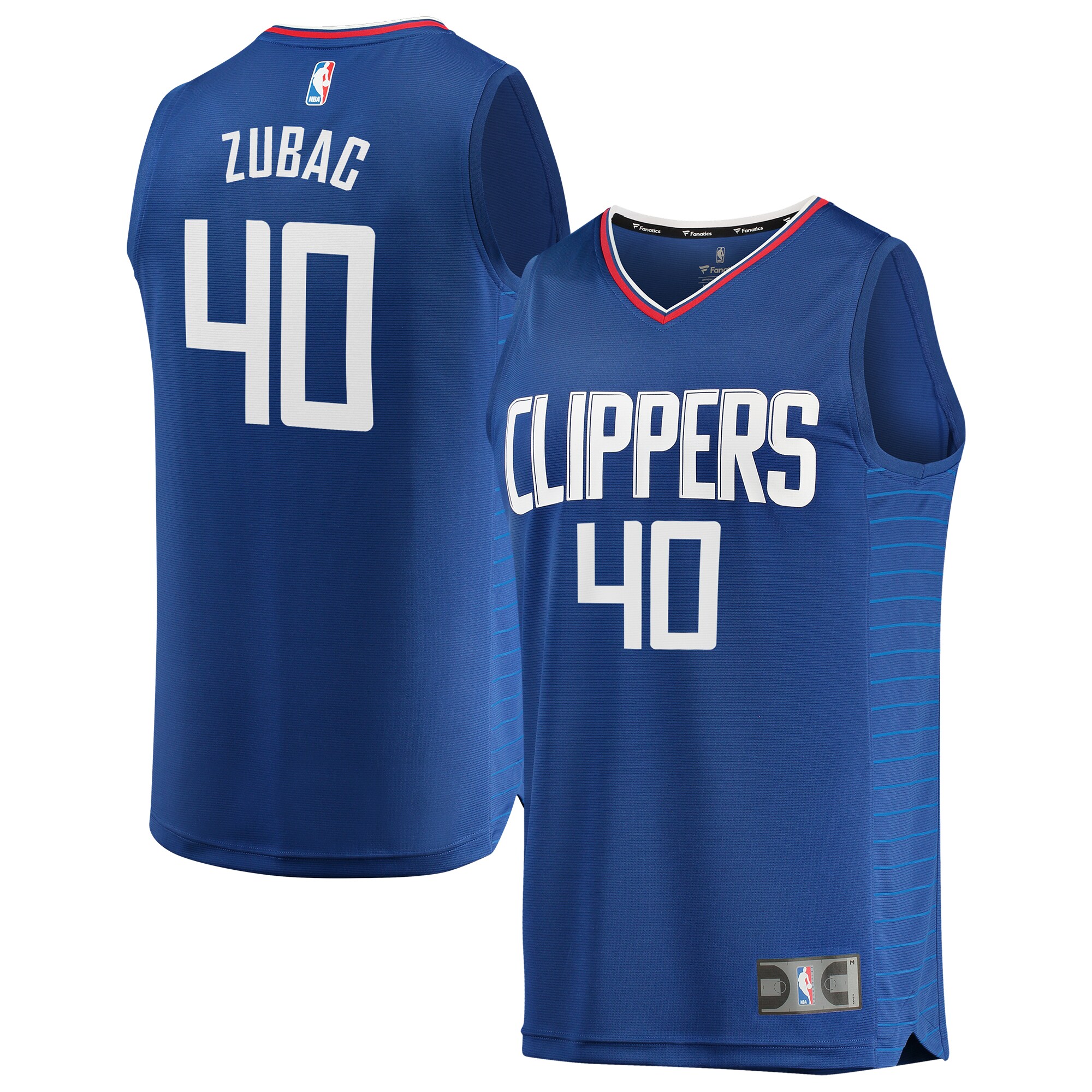Ivica Zubac La Clippers Fanatics Fast Break Replica Jersey – Icon Edition – Royal