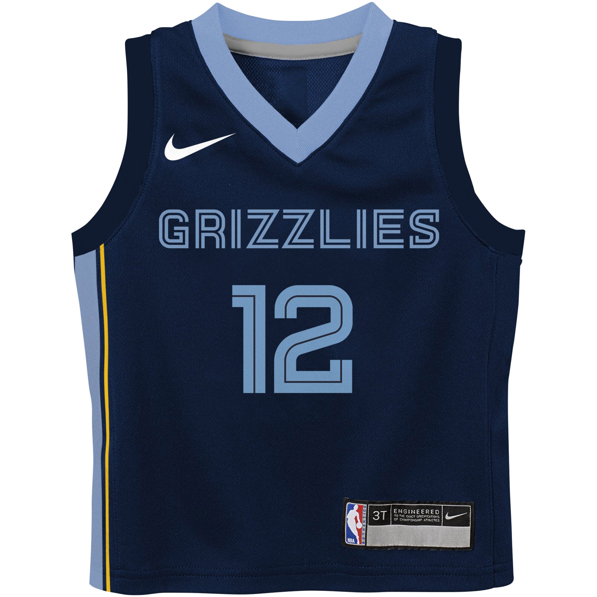 Alternative view of Ja Morant Memphis Grizzlies Infant Swingman Player Jersey - Icon Edition - Navy