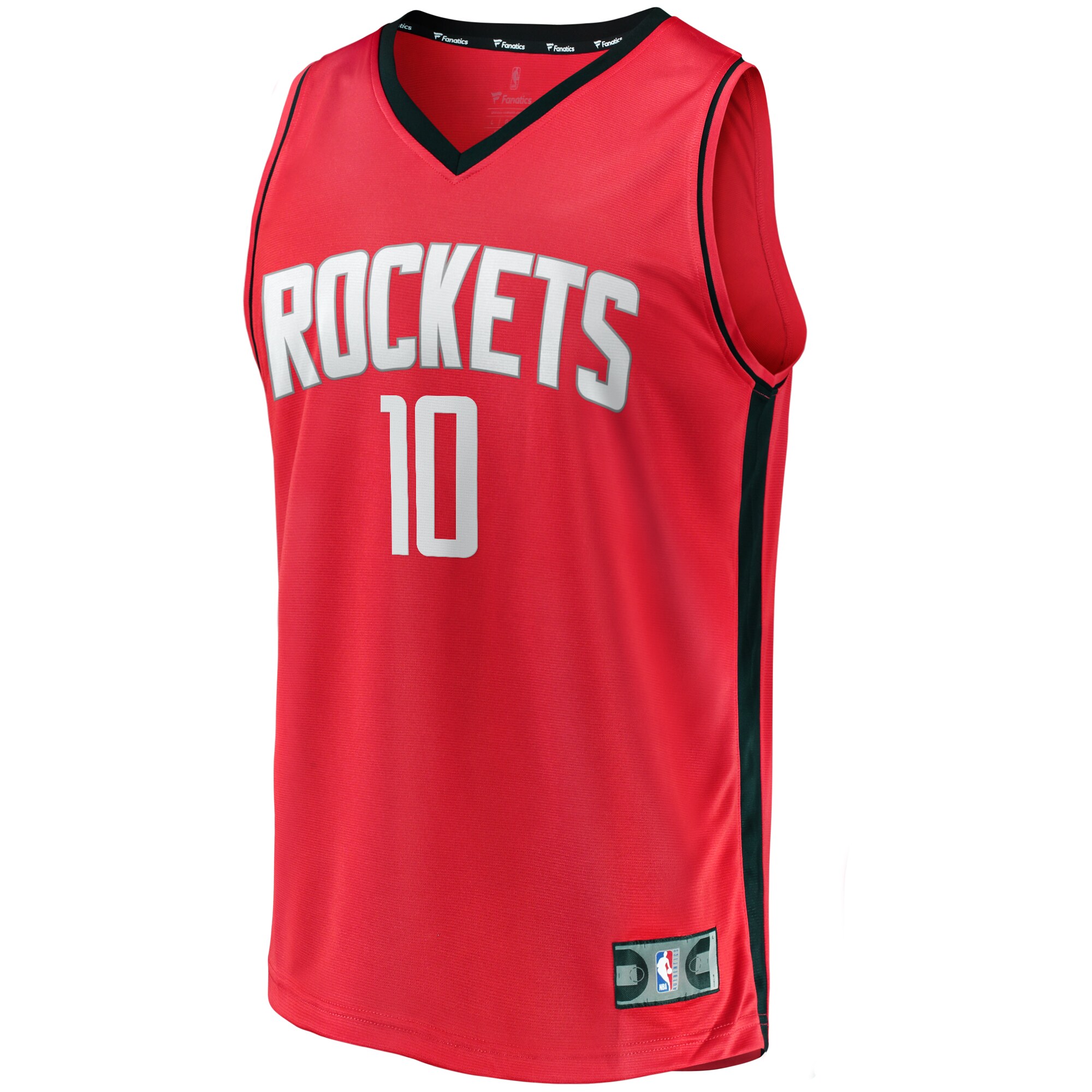 Alternative view of Jabari Smith Jr. Houston Rockets Fanatics Youth Fast Break Replica Player Jersey - Icon Edition - Red