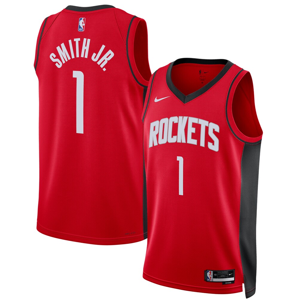 Jabari Smith Jr. Houston Rockets Unisex 2022 Nba Draft First Round Pick Swingman Jersey - Icon Edition - Red