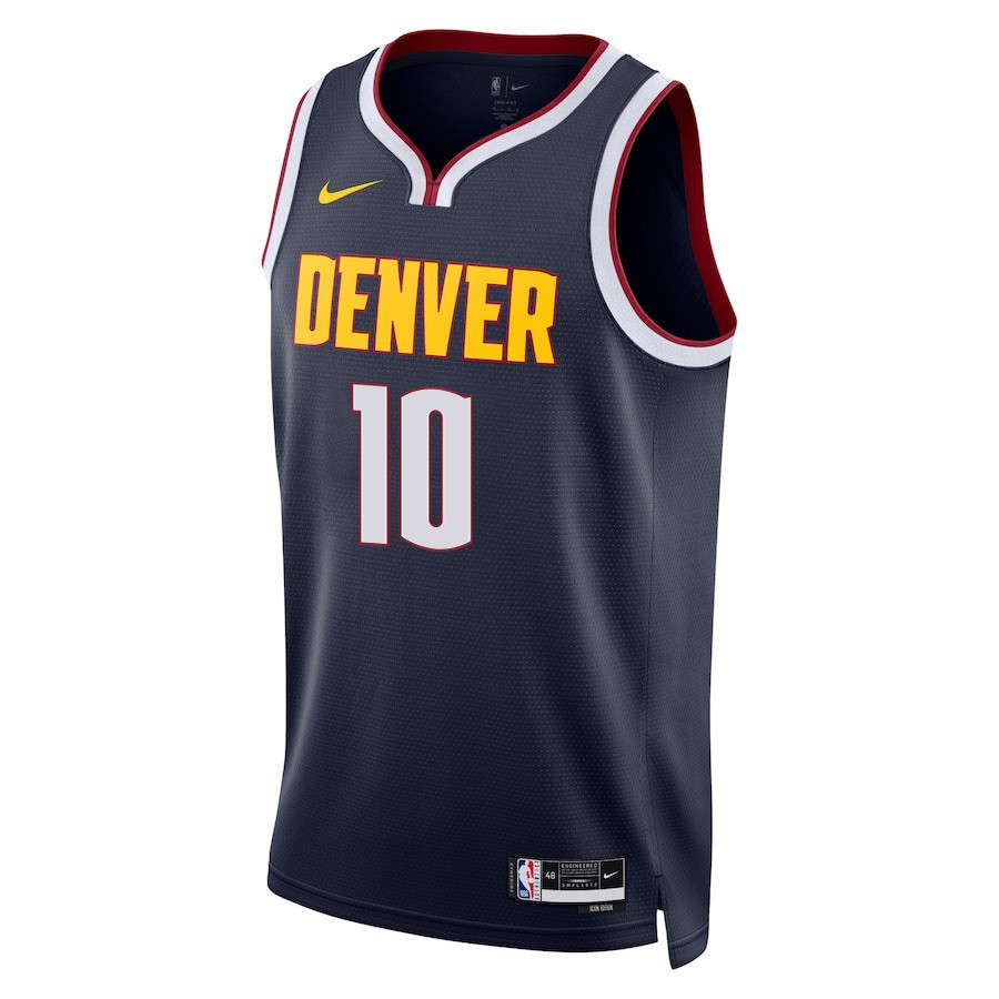 Alternative view of Jack White 10 Denver Nuggets Final Champions 2023 Swingman YOUTH Jersey - Black - JS784 