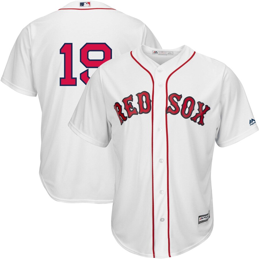 Jackie Bradley Jr. Boston Red Sox Majestic Home Official Replica Cool Base Player Jersey - White Color