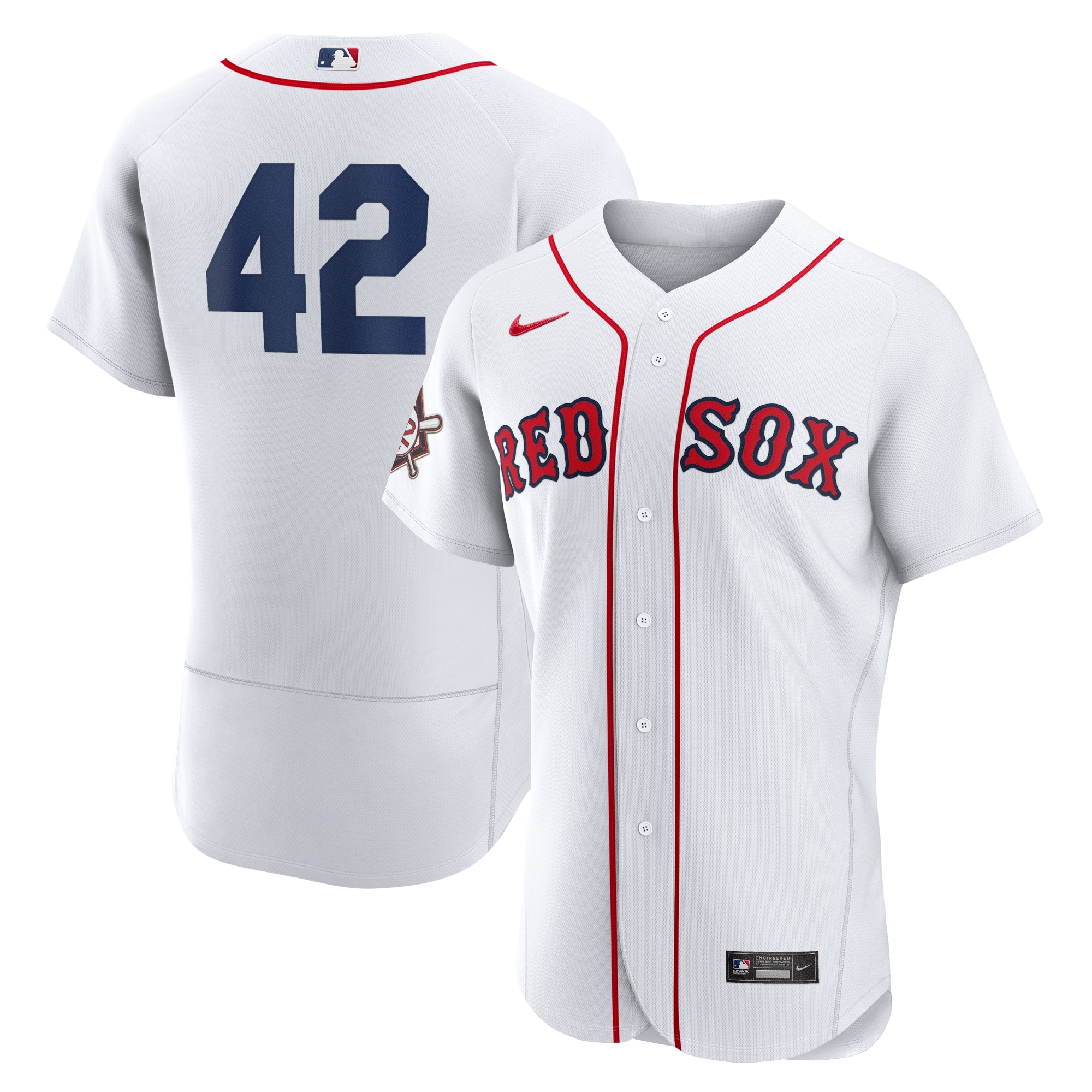 Jackie Robinson Boston Red Sox Authentic Player Jersey - White