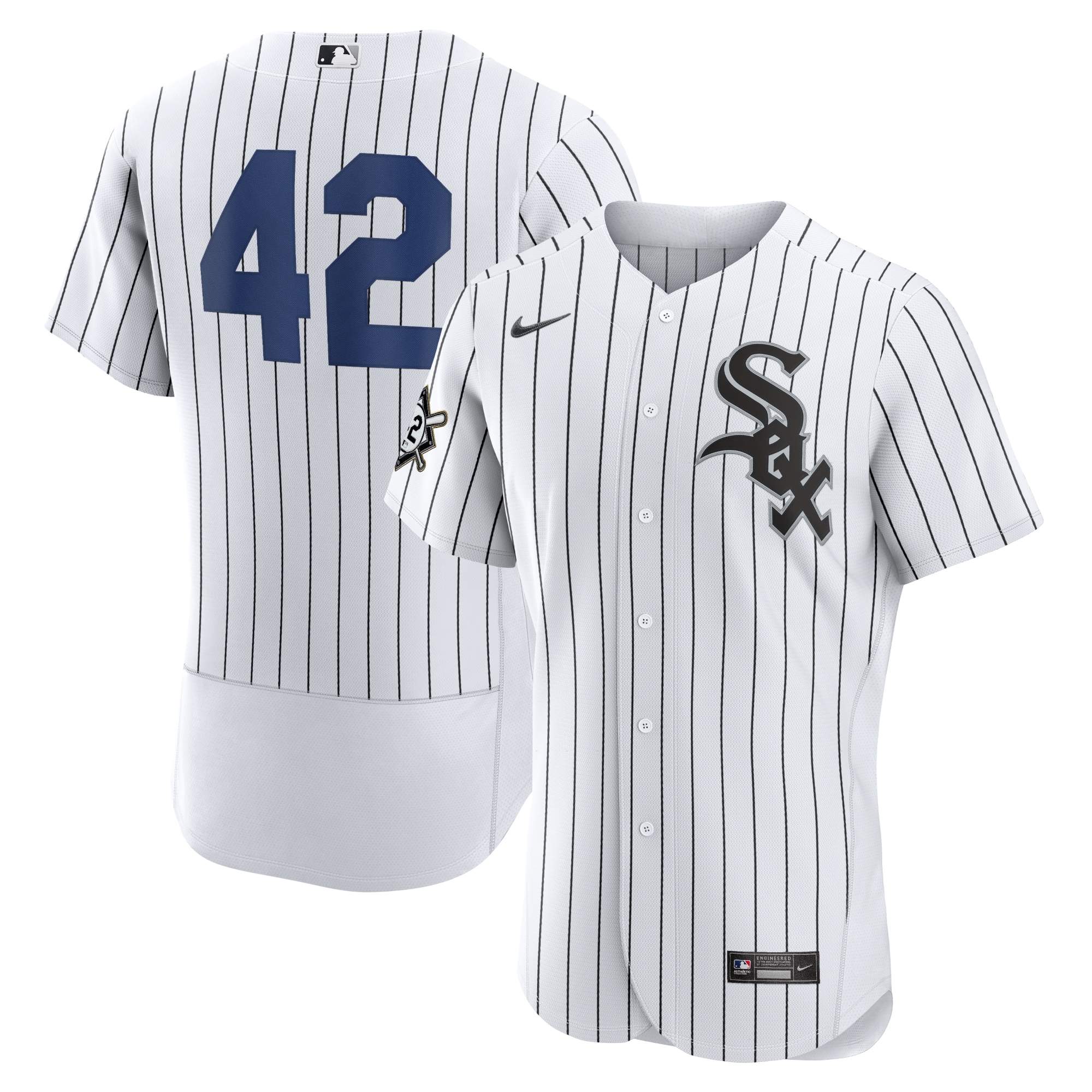 Jackie Robinson Chicago White Sox Authentic Player Jersey - White