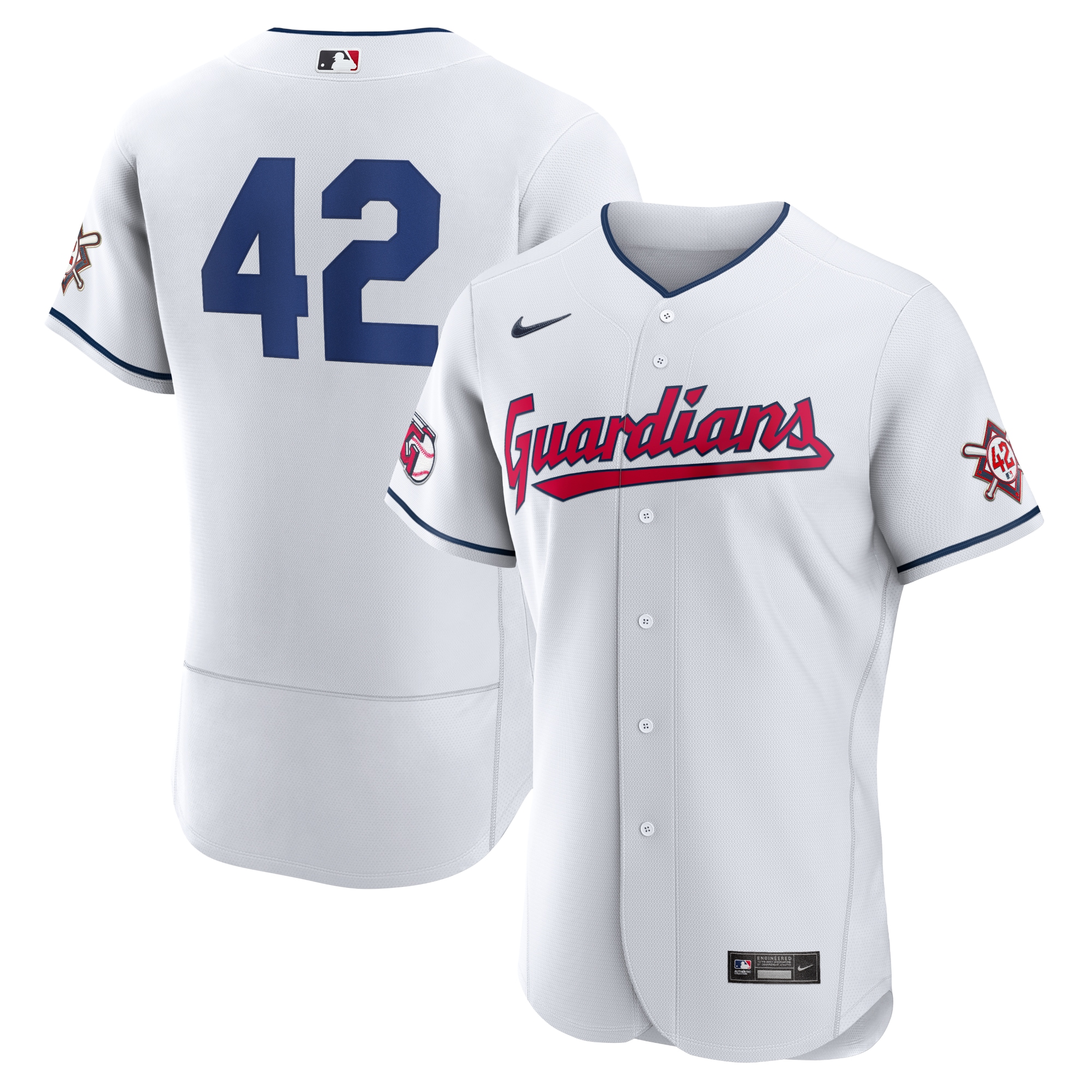 Jackie Robinson Cleveland Guardians Authentic Player Jersey - White
